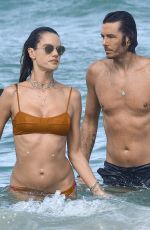 ALESSANDRA AMBROSIO in Bikini at Brava Beach in Florianopolis 12/03/2020