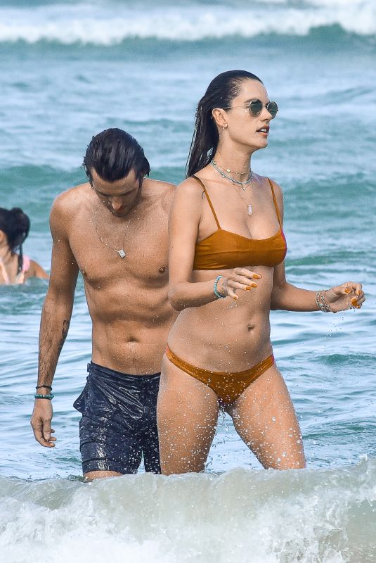 ALESSANDRA AMBROSIO in Bikini at Brava Beach in Florianopolis 12/03/2020