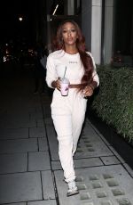 ALEXANDRA BURKE Leaves Anthony Joshua Gym in London 12/06/2020