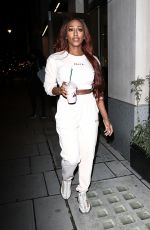 ALEXANDRA BURKE Leaves Anthony Joshua Gym in London 12/06/2020