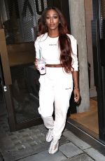 ALEXANDRA BURKE Leaves Anthony Joshua Gym in London 12/06/2020