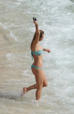 ALEXIS REN in Bikini at Shellona Beach in St. Barth 12/20/2020