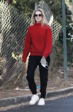 ALI LARTER Out with Her Mother in Santa Monica 12/25/2020