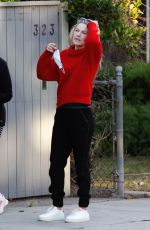 ALI LARTER Out with Her Mother in Santa Monica 12/25/2020