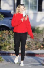 ALI LARTER Out with Her Mother in Santa Monica 12/25/2020