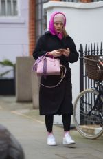 ALICE EVE Out and About in London 12/07/2020