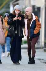 ALICE EVE Out with a Friend in London 12/08/2020
