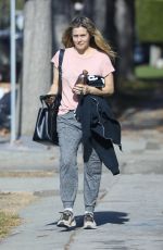 ALICIA SILVERSTONE Leaves a Gym in Los Angeles 12/22/2020