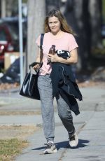 ALICIA SILVERSTONE Leaves a Gym in Los Angeles 12/22/2020