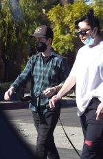 AMANDA BYNES Out with a Friend in Los Angeles 12/02/2020