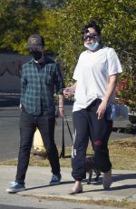 AMANDA BYNES Out with a Friend in Los Angeles 12/02/2020
