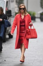 AMANDA HOLDEN All in Red at Global Radio in London 12/09/2020