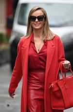 AMANDA HOLDEN All in Red at Global Radio in London 12/09/2020