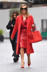 AMANDA HOLDEN All in Red at Global Radio in London 12/09/2020