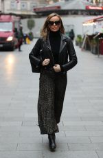 AMANDA HOLDEN Arrives at Global Radio in London 12/10/2020