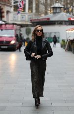 AMANDA HOLDEN Arrives at Global Radio in London 12/10/2020
