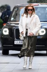 AMANDA HOLDEN at Global Radio in London 12/16/2020