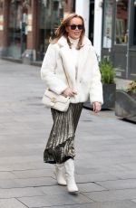AMANDA HOLDEN at Global Radio in London 12/16/2020