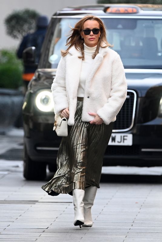 AMANDA HOLDEN at Global Radio in London 12/16/2020
