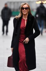 AMANDA HOLDEN Leaves Global Studios in London 12/02/2020
