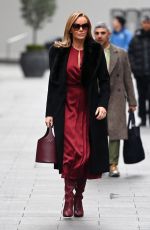 AMANDA HOLDEN Leaves Global Studios in London 12/02/2020