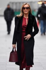 AMANDA HOLDEN Leaves Global Studios in London 12/02/2020