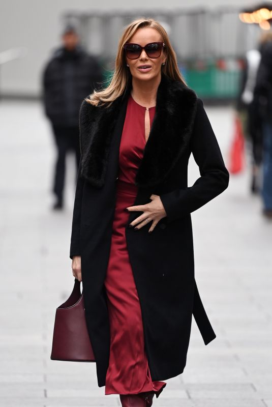 AMANDA HOLDEN Leaves Global Studios in London 12/02/2020