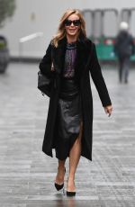AMANDA HOLDEN Leaves Global Studios in London 12/11/2020