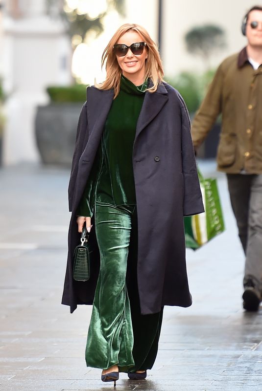 AMANDA HOLDEN Leaves Global Studios in London 12/15/2020
