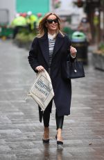 AMANDA HOLDEN Leaves Global Studios in London 12/18/2020