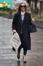 AMANDA HOLDEN Leaves Global Studios in London 12/18/2020