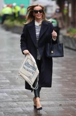 AMANDA HOLDEN Leaves Global Studios in London 12/18/2020