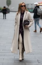 AMANDA HOLDEN Leaves Heart FM Studio in London 12/07/2020