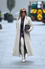 AMANDA HOLDEN Leaves Heart FM Studio in London 12/07/2020