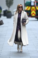 AMANDA HOLDEN Leaves Heart FM Studio in London 12/07/2020