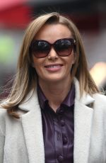 AMANDA HOLDEN Leaves Heart FM Studio in London 12/07/2020