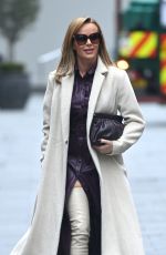 AMANDA HOLDEN Leaves Heart FM Studio in London 12/07/2020
