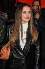 AMBER DAVIES at A Christmas Carol Press Night at Dominion Theatre in London 12/14/2020