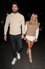 AMBER TURNER on the Set of The Only Way is Essex Christmas TV Show 12/13/2020
