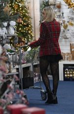 AMBER TURNER on the Set of TOWIE Christmas Special 12/02/2020