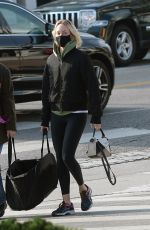 AMBER VALLETTA Out and About in Los Angeles 12/16/2020