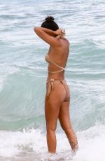 AMBRA GUTIERREZ in Bikini at a Beach in Miami 12/12/2020