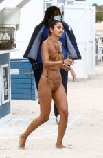 AMBRA GUTIERREZ in Bikini at a Beach in Miami 12/12/2020