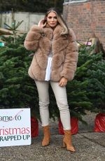 AMY CHILDS on the Set of The Only Way is Essex Christmas Special in London 11/30/2020