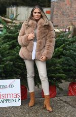 AMY CHILDS on the Set of The Only Way is Essex Christmas Special in London 11/30/2020