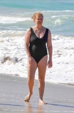 AMY SCHUMER in Swimsuit at a Beach in St. Barths 12/26/2020