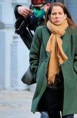 ANNA CHLUMSKY on the Set of Inventing Anna in New York 12/02/2020