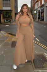 ANNA VAKILI Arrives at HLD Studios in London 12/14/2020