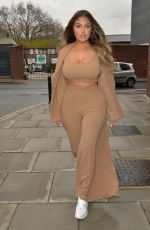 ANNA VAKILI Arrives at HLD Studios in London 12/14/2020