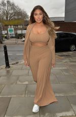 ANNA VAKILI Arrives at HLD Studios in London 12/14/2020